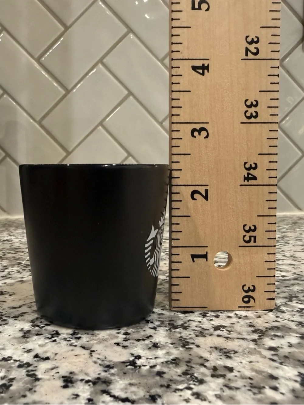 Starbucks Black 3 oz Espresso Demitasse Cup Siren Logo Mini Cup 2015
